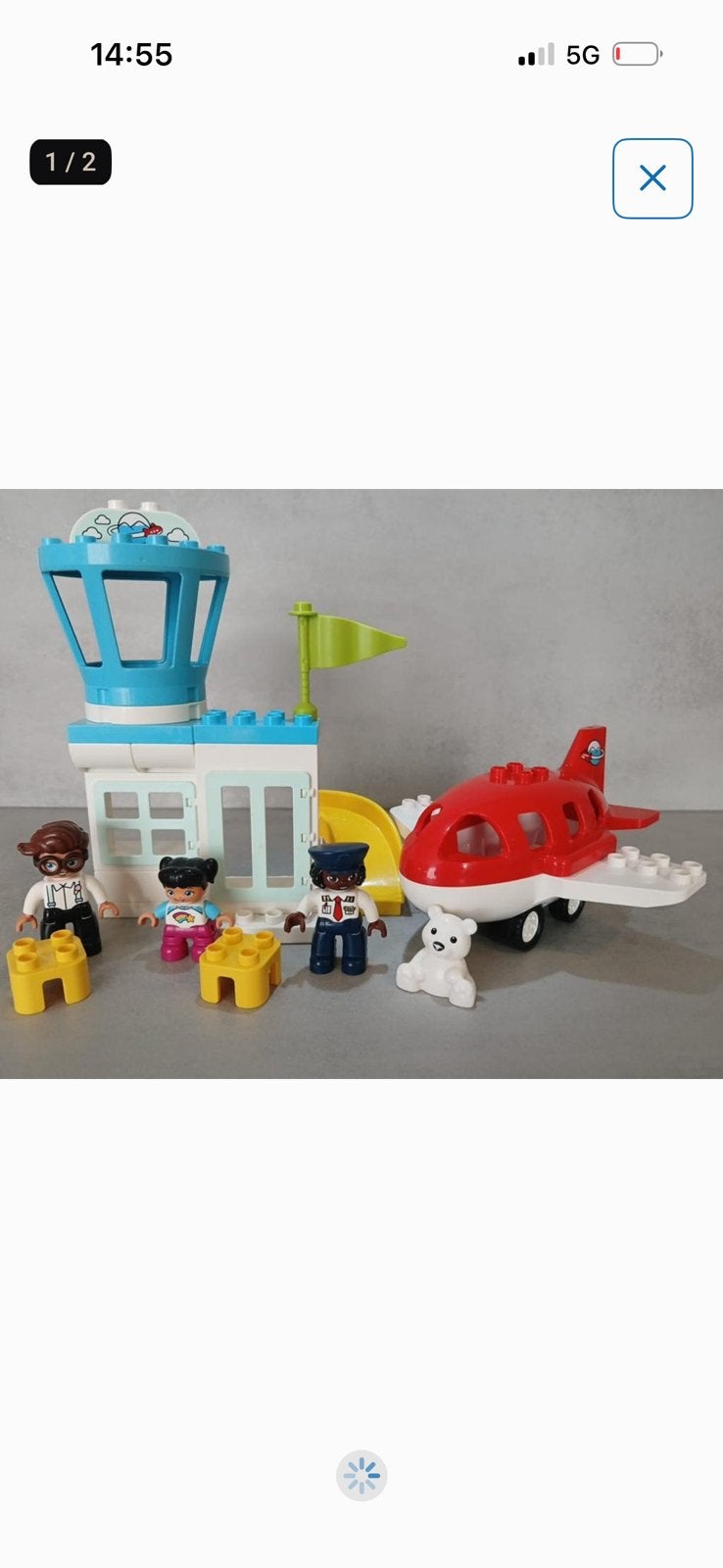 Lego duplo vliegveld, Ophalen of Verzenden, Zo goed als nieuw, Duplo