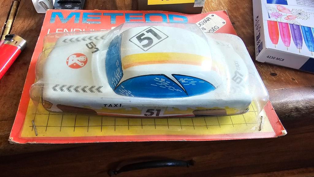 Vintage Meteor LENDULE Taxi Raceauto Speelgoed (Nieuw), Ophalen, Nieuw
