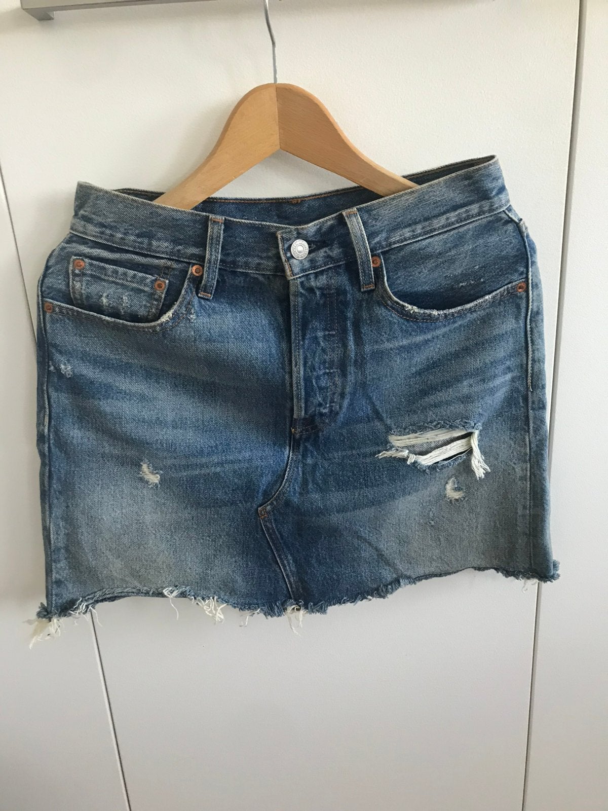 Levi’s spijker rokje nieuw maat 38, Maat 38/40 (M), Blauw, Nieuw, Ophalen of Verzenden