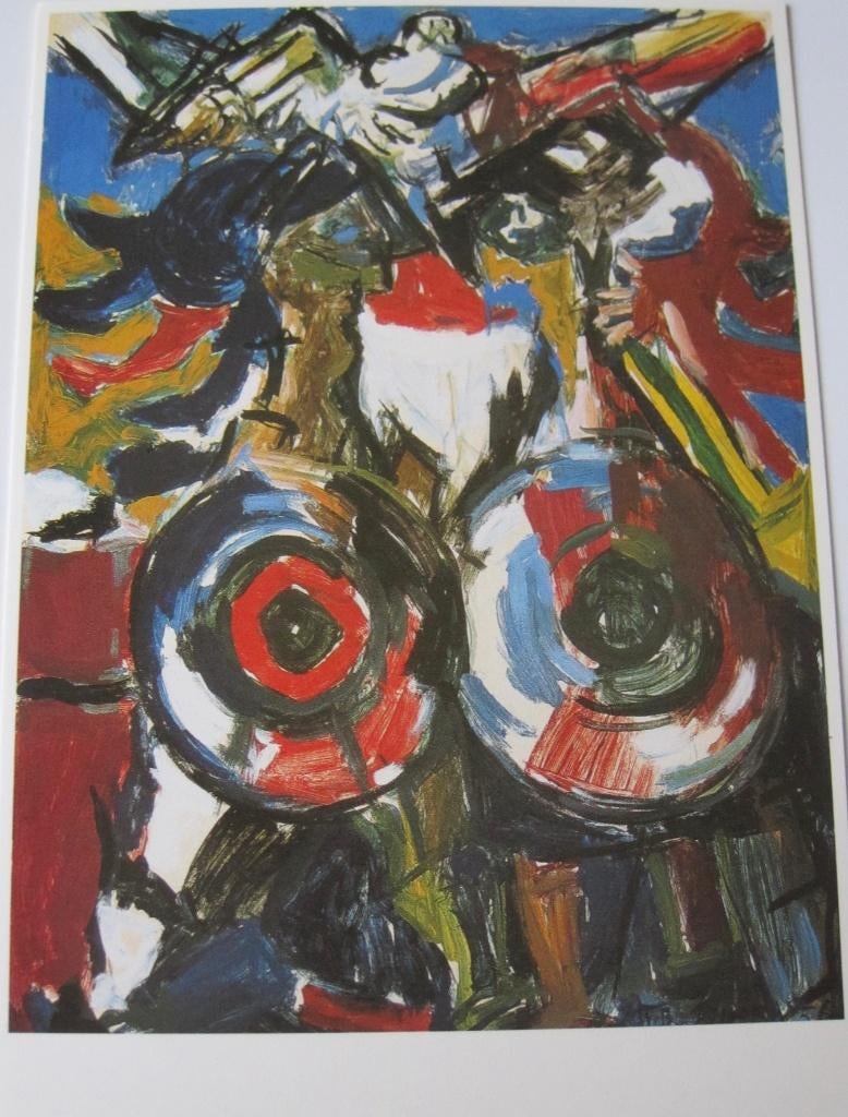 Wil Bouthoorn - Krijgers - 1956 - nieuwe ansichtkaart, Verzenden, 1940 tot 1960, Ongelopen, Overige thema's