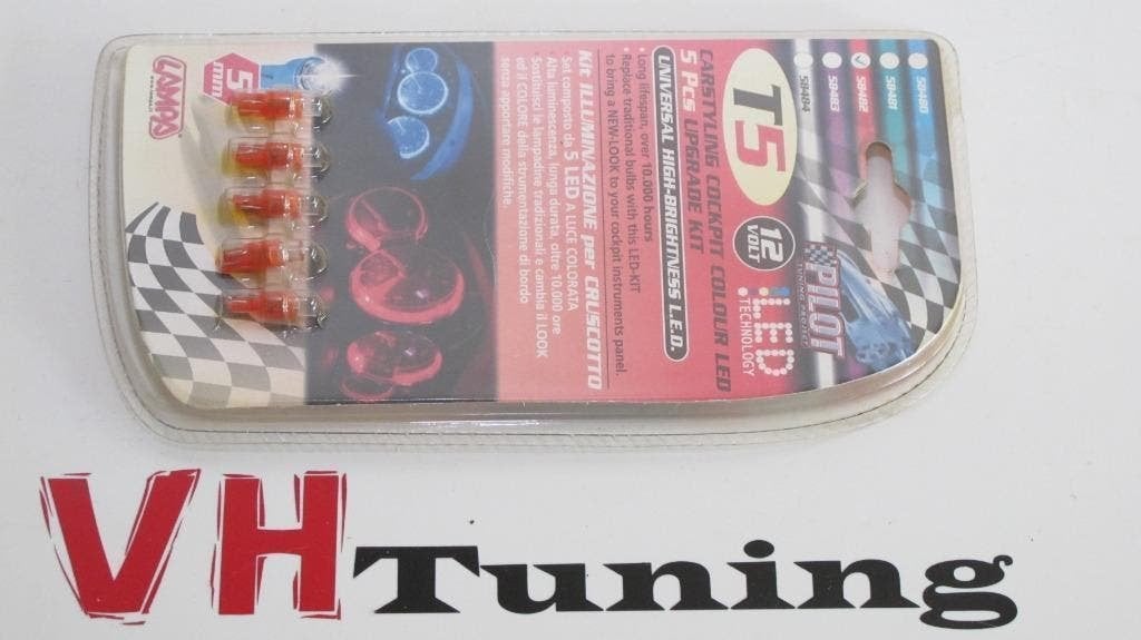Pilot 58482 5x T5 12V LED rood, Ophalen of Verzenden
