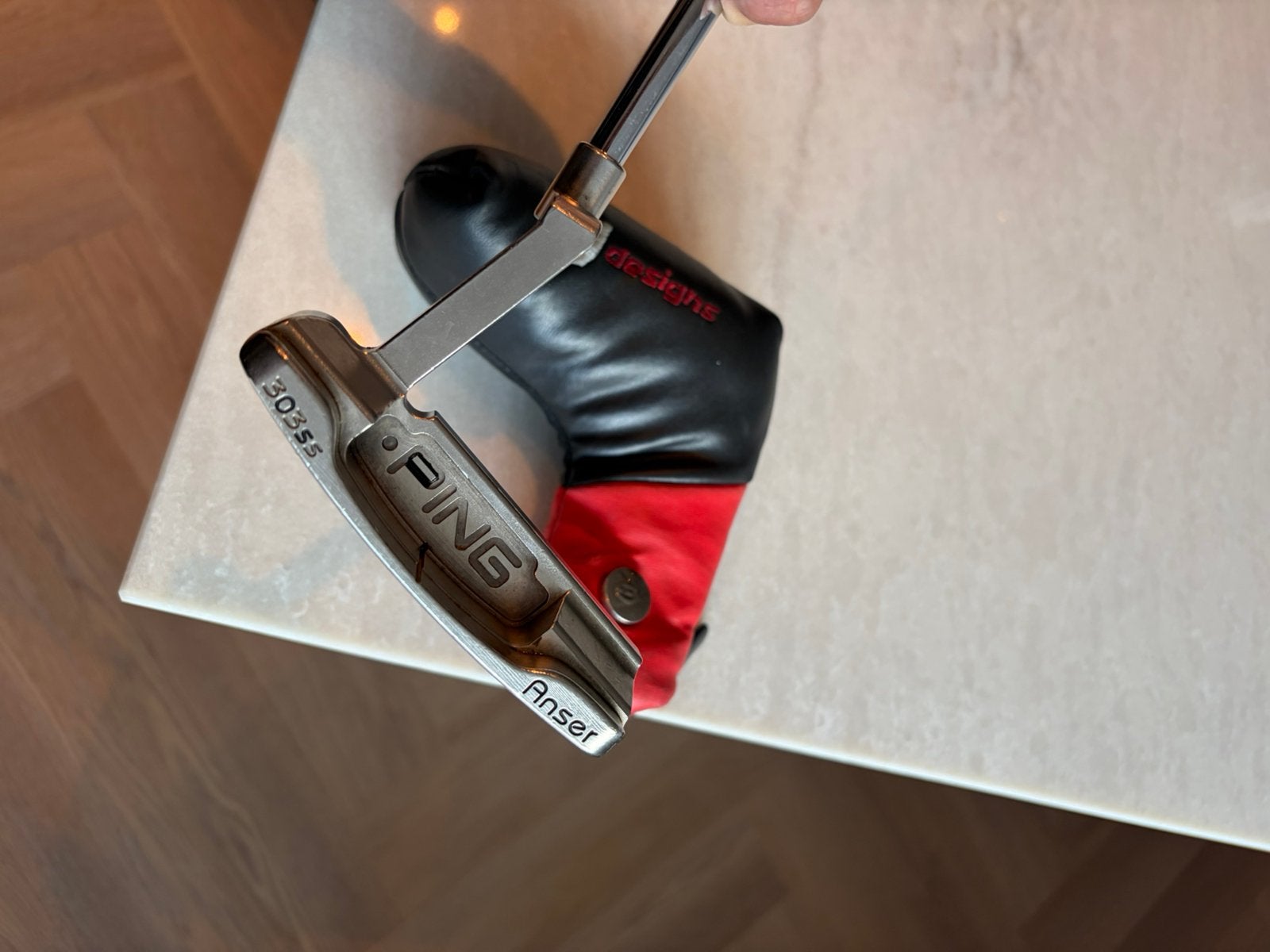 Ping putter met headcover, Sport en Fitness, Golf, Ophalen of Verzenden, Zo goed als nieuw, Club, Ping