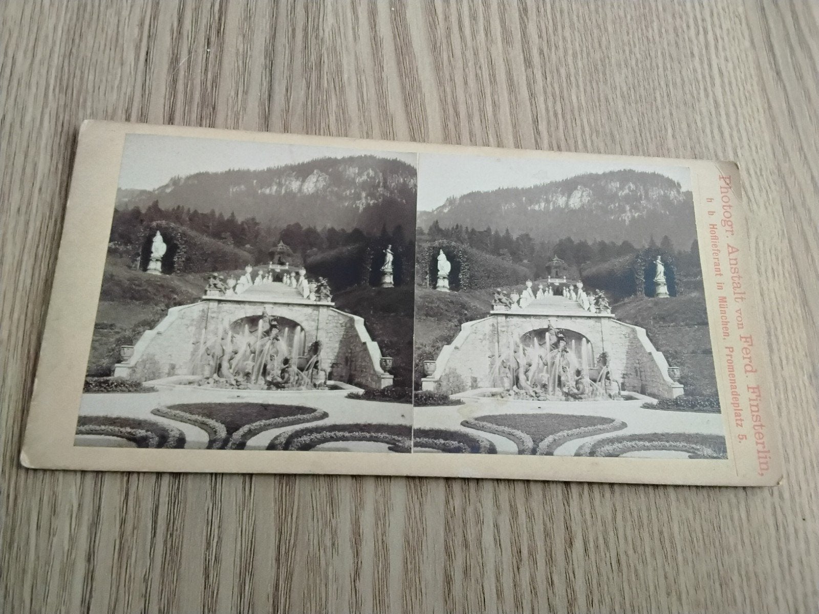 Antieke kaart, Ferd. Finsterlin, zie info, Verzamelen, Ophalen, Voor 1940, Gebruikt
