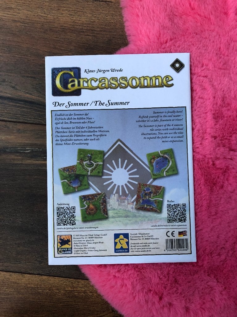 Carcassonne 3.0 promo | Summer/Zomer | EN/DE, Hobby en Vrije tijd, Gezelschapsspellen | Bordspellen, Vijf spelers of meer, Ophalen of Verzenden