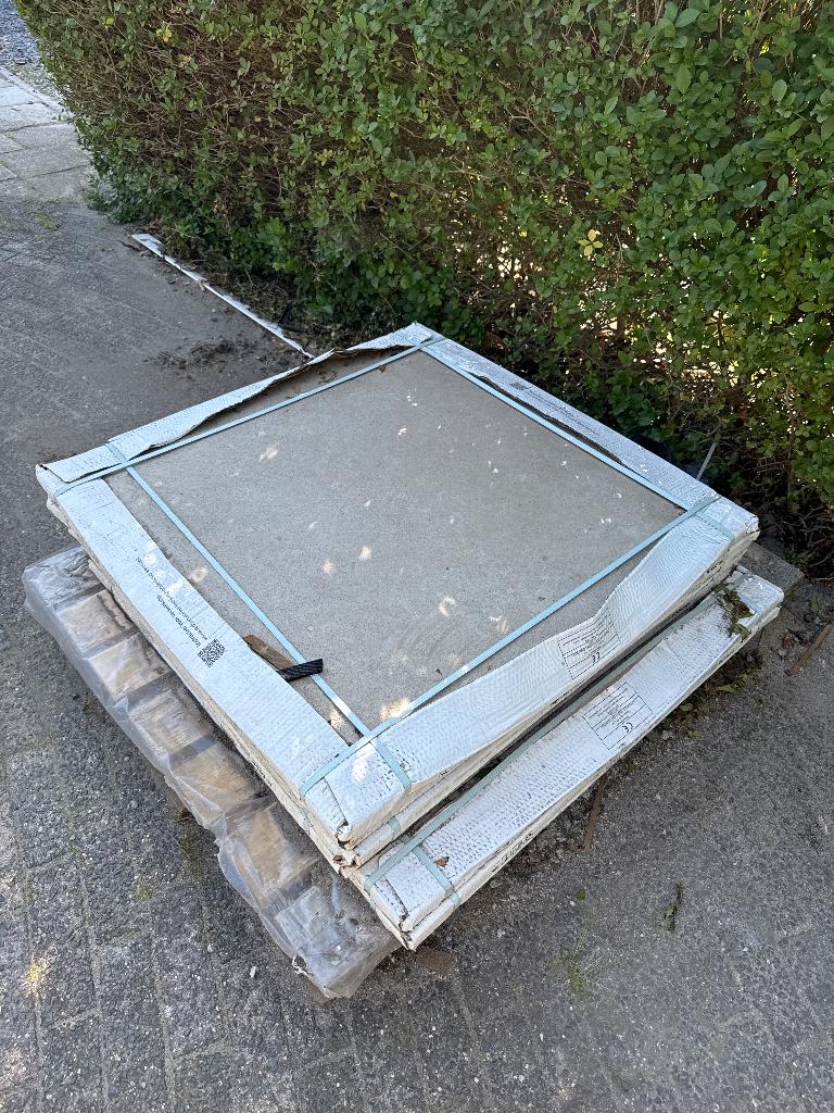 Keramische tegels 7 stuks 80x80, Ophalen, 60 cm of meer, Nieuw, Minder dan 5 m²