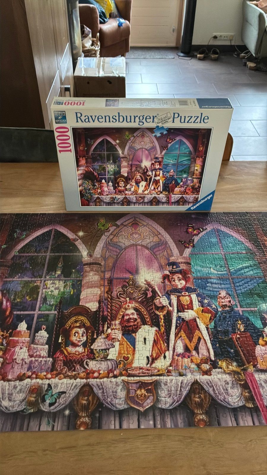 Ravensburger Legpuzzel 1000 stukjes - Symbolica Efteling, Ophalen of Verzenden, 500 t/m 1500 stukjes, Zo goed als nieuw, Legpuzzel