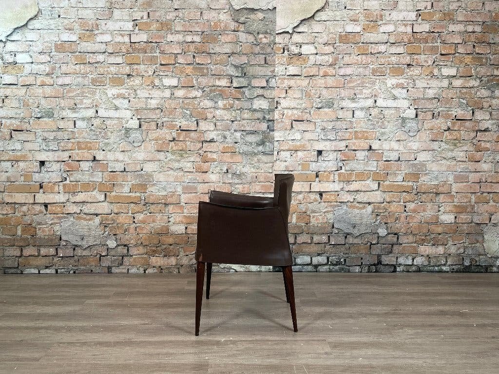 Matteo Grassi Vela Stoelen Set van 4 – Bruin | Carlo Bartoli, Ophalen, Bruin, Design, Hout