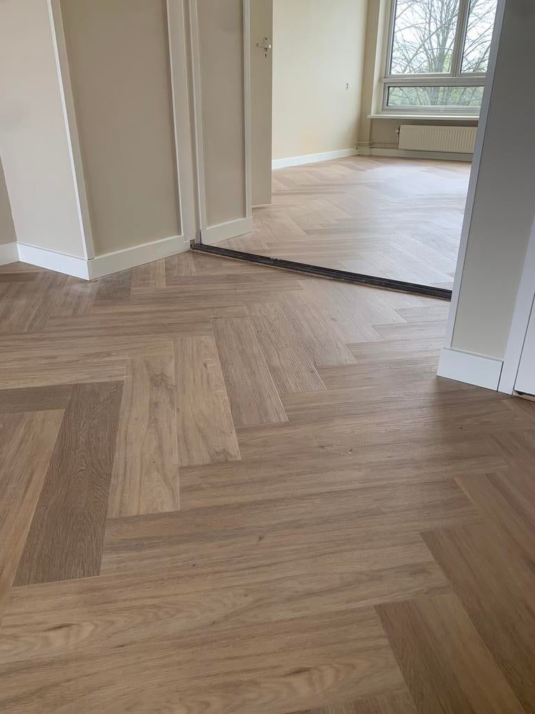 Laminaat / PVC / Visgraat / Trapbekleding - Dientverlening, Ophalen of Verzenden, Zo goed als nieuw, 75 m² of meer, Laminaat