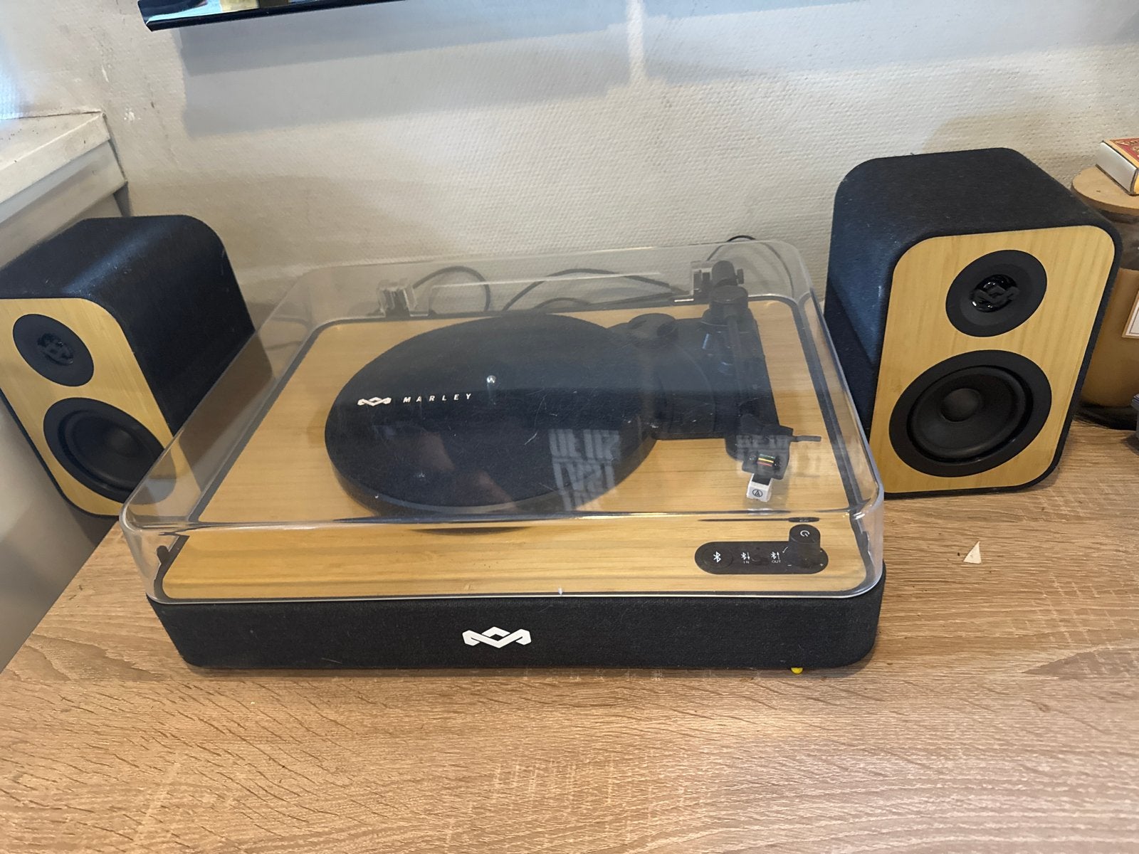 House of Marley Stir It Up platenspeler met speakers, Ophalen, Zo goed als nieuw, Platenspeler, Overige merken