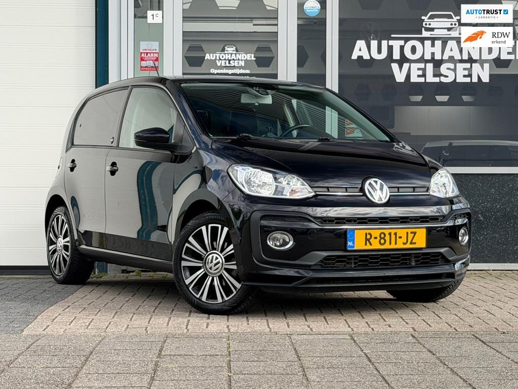 Volkswagen Up! 1.0 TSI BMT high up! 90pk Airco, Auto's, Voorwielaandrijving, Gebruikt, 4 stoelen, Bedrijf