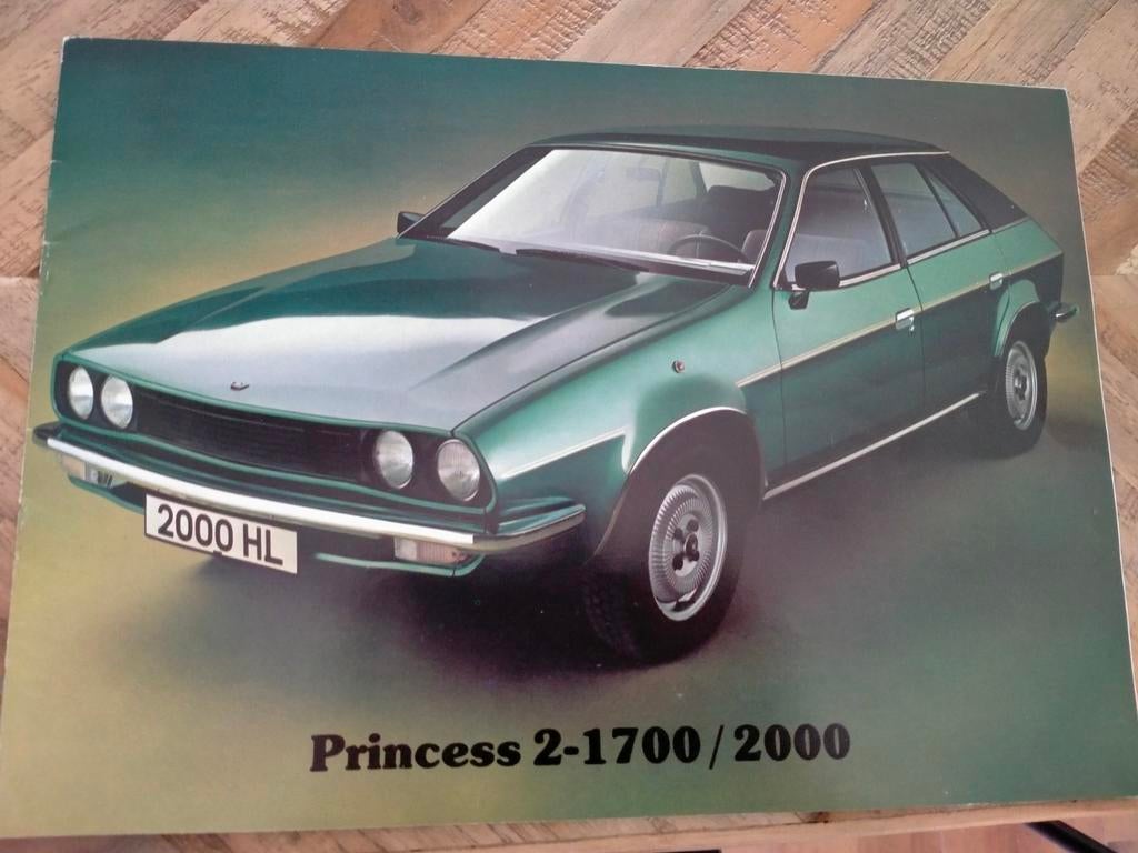 Austin Morris Princess 2-1700/2000 Folder Brochure, Ophalen of Verzenden, Gelezen, Overige merken, Austin Morris