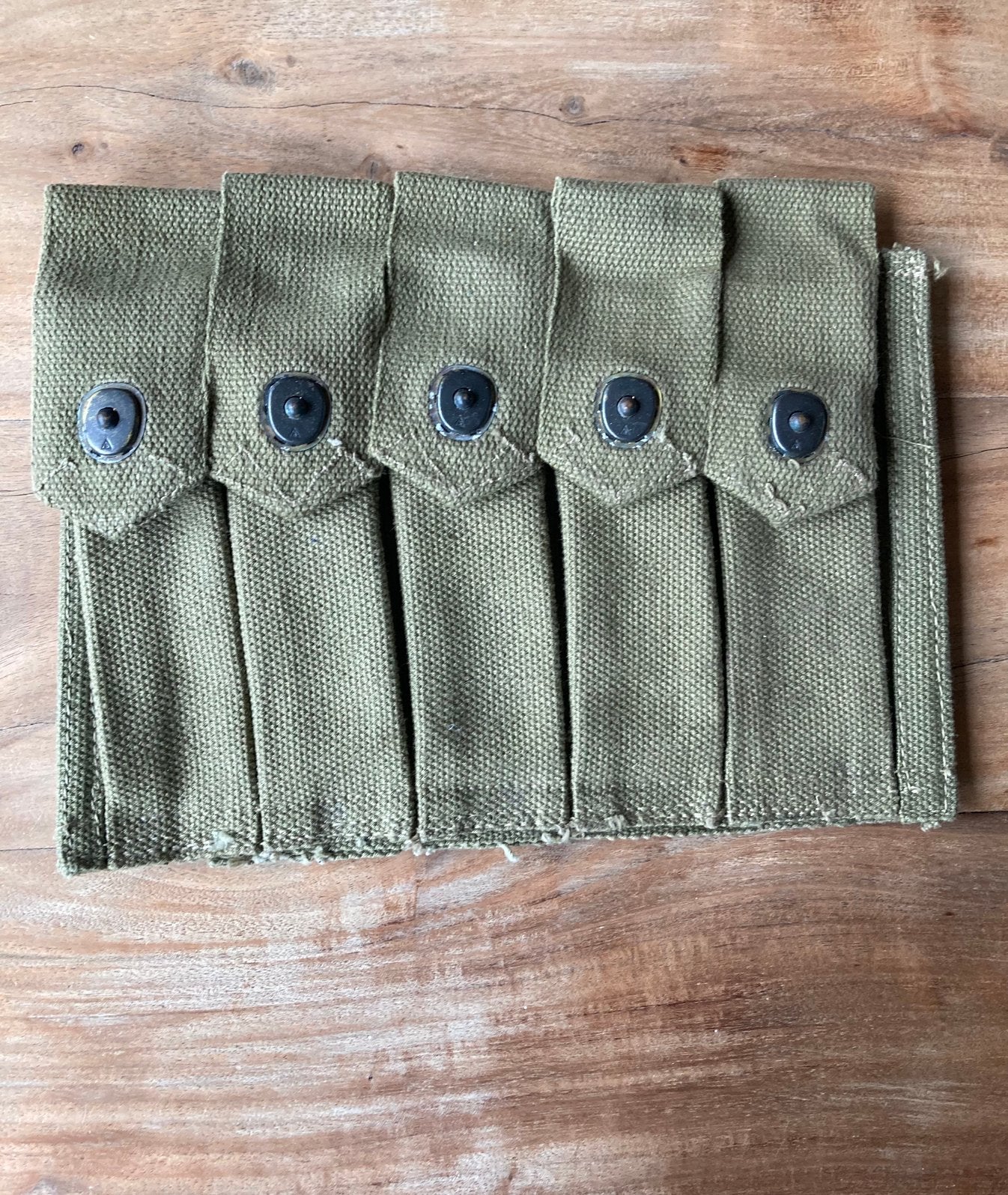 US WWII Thompson 20 rd magazine pouch, Ophalen of Verzenden, Landmacht, Amerika, Overige typen