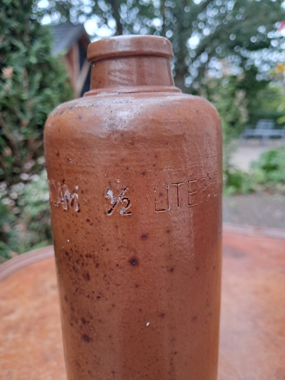 Jenever ½ literkruik Lucas Bols 't Lootsje Amsterdam, Ophalen of Verzenden