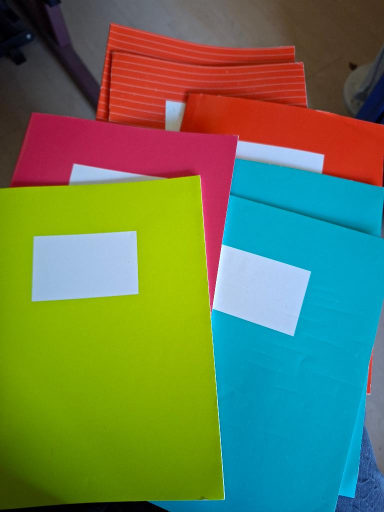 7 schriftjes, lijntjes, sommigen gebruikt, Ophalen of Verzenden