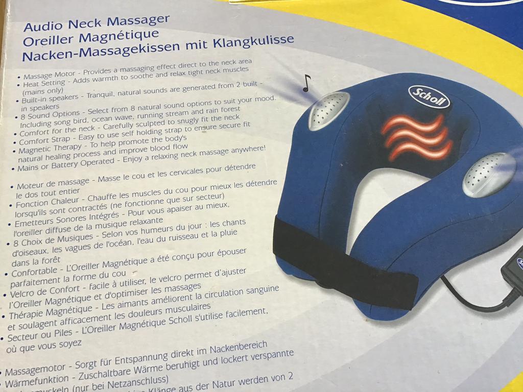 Electrische sholl nekmassage apparaat, Ophalen, Zo goed als nieuw, Apparaat