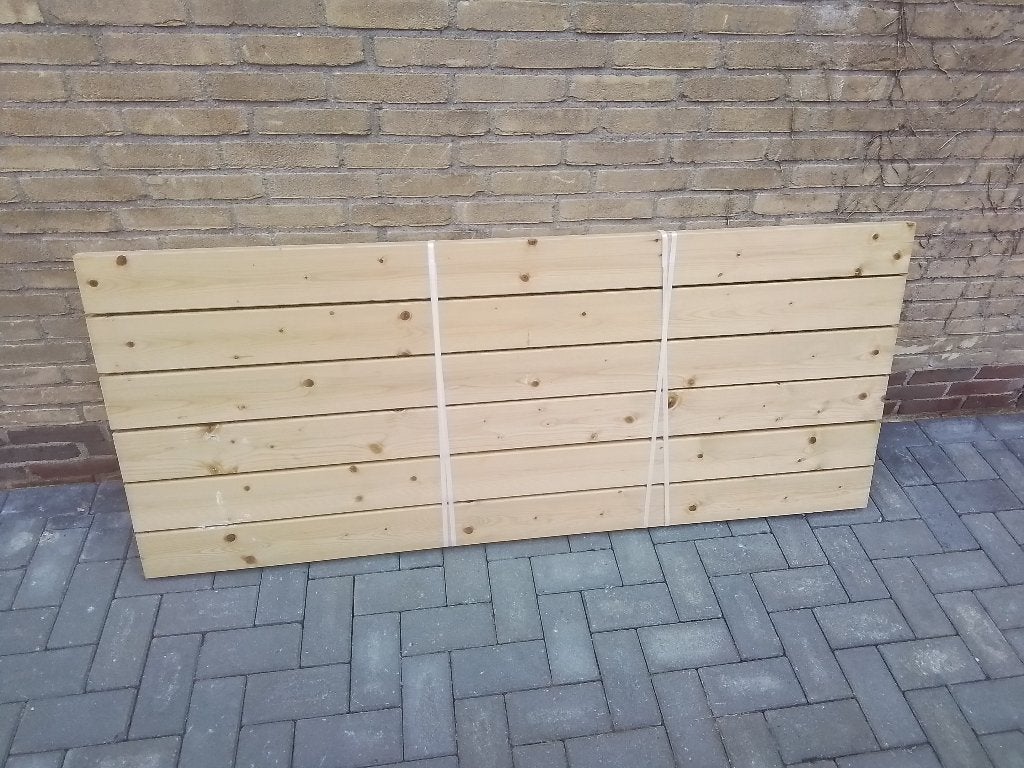 Nieuwe houten picknicktafel, Ophalen, Nieuw, Rechthoekig, Hout