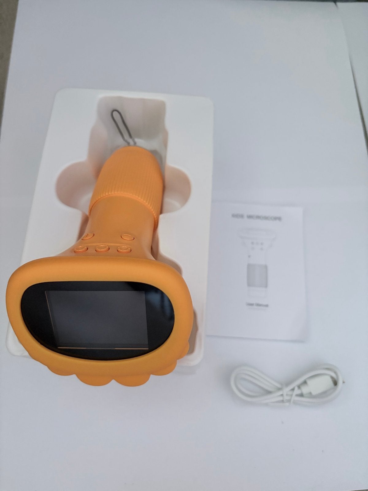 Kindermicroscoop - Oranje Digitale Microscoop, Ophalen of Verzenden, Nieuw, Minder dan 400x, Biologische microscoop