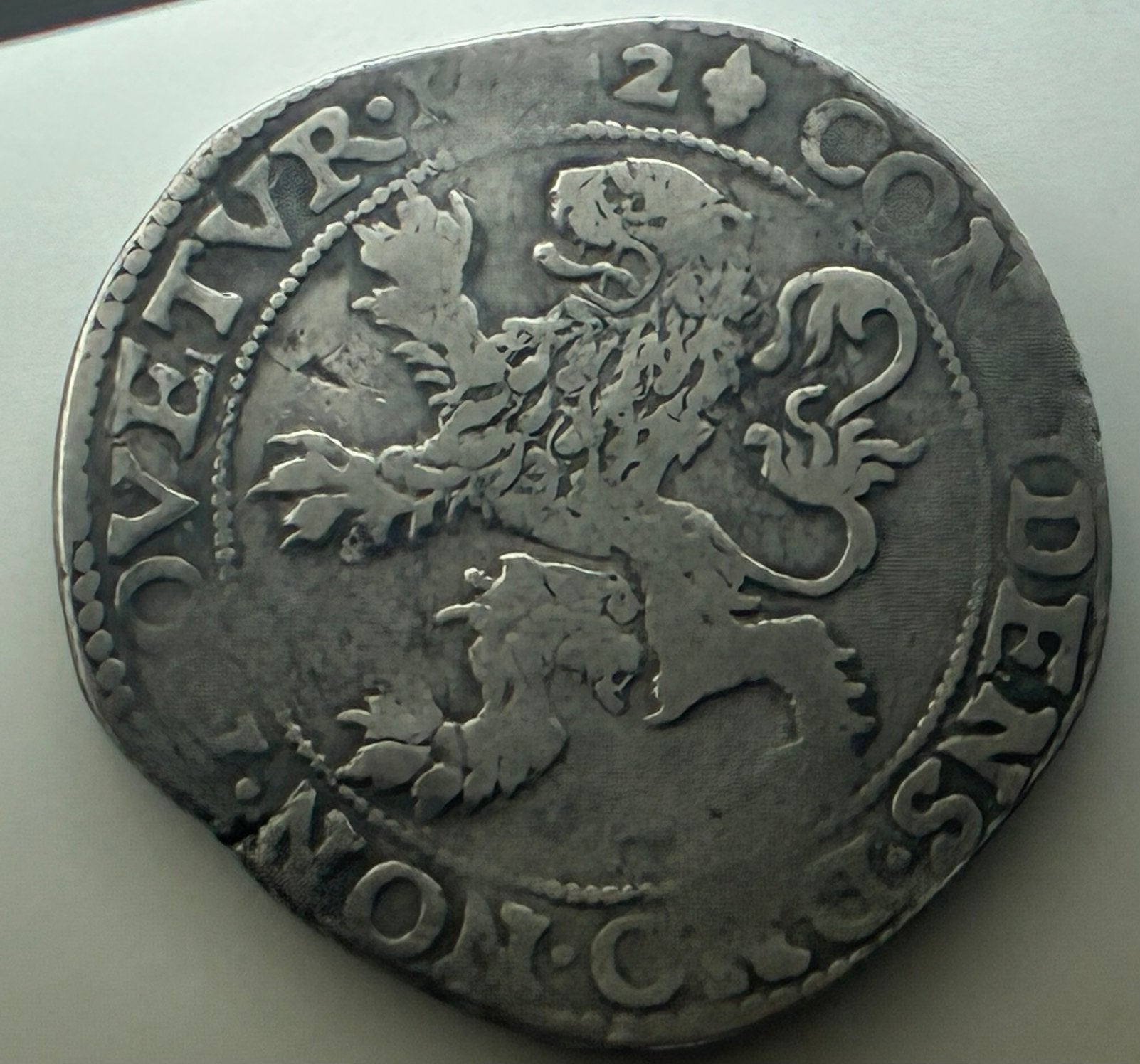 West-Friesland, 16(4?)2, Leeuwendaalder, Ophalen of Verzenden, Overige landen