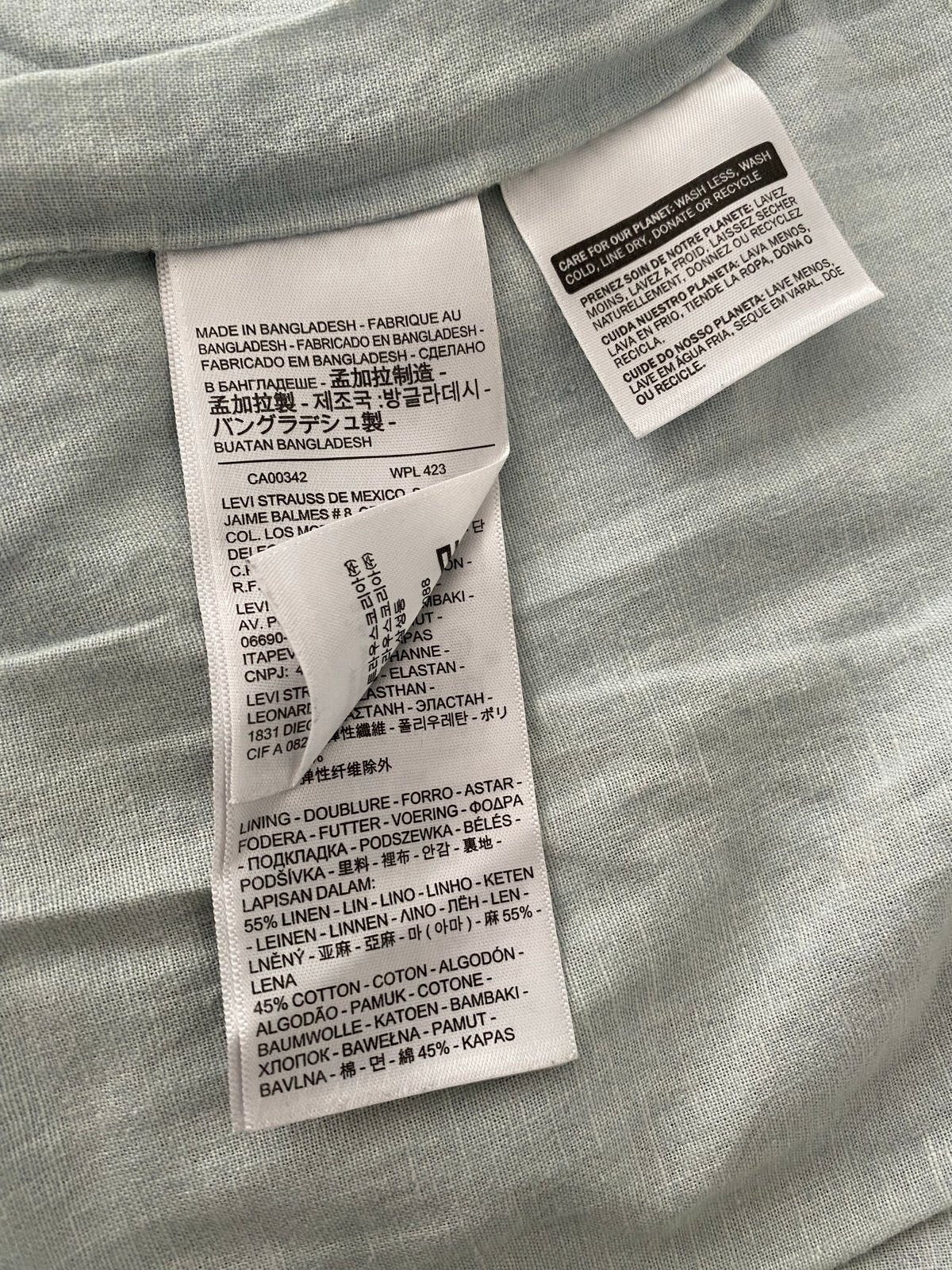 Levi's spijker bomberjack maat M, Ophalen of Verzenden, Zo goed als nieuw, Maat 38/40 (M), Blauw