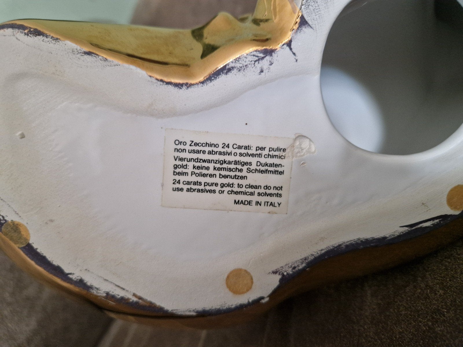 Gouden Gazelle Beeld - 24 Karaats Verguld - Made in Italy, Ophalen, Zo goed als nieuw
