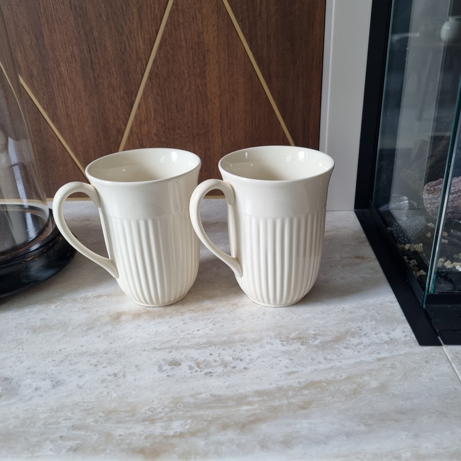 Wedgwood Edme grote mokken, Ophalen of Verzenden, Zo goed als nieuw, Wedgwood, Kop(pen) en/of Schotel(s)