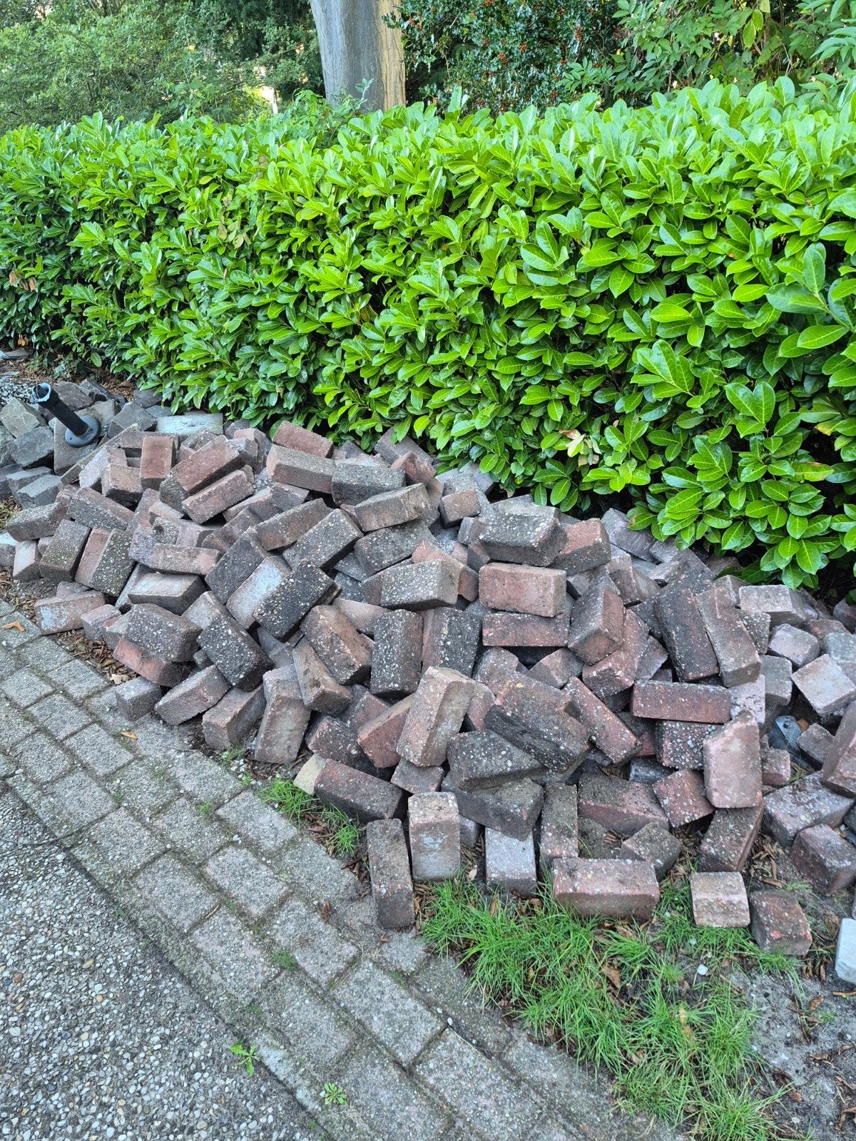 Betonklinkers  ca. 10m², Ophalen, Gebruikt, Klinkers, 10 m² of meer