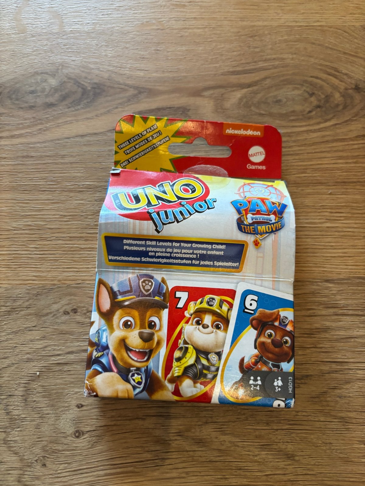 UNO Junior Paw Patrol The Movie kaartspel, Hobby en Vrije tijd, Een of twee spelers, Ophalen of Verzenden, Nieuw