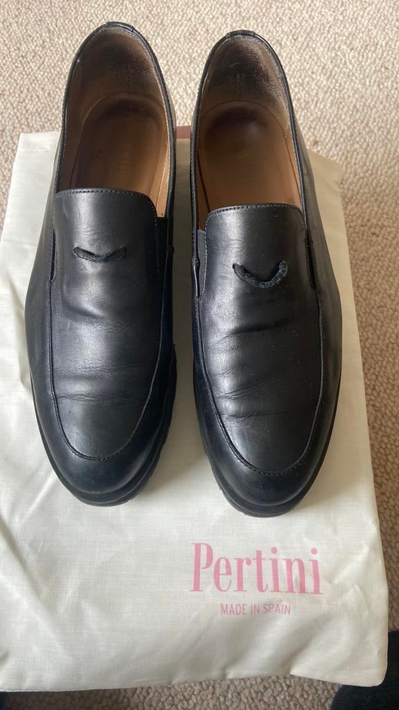 Pertini mocassin 40, Kleding | Dames, Schoenen, Zwart, Ophalen of Verzenden, Zo goed als nieuw, Espadrilles of Moccasins