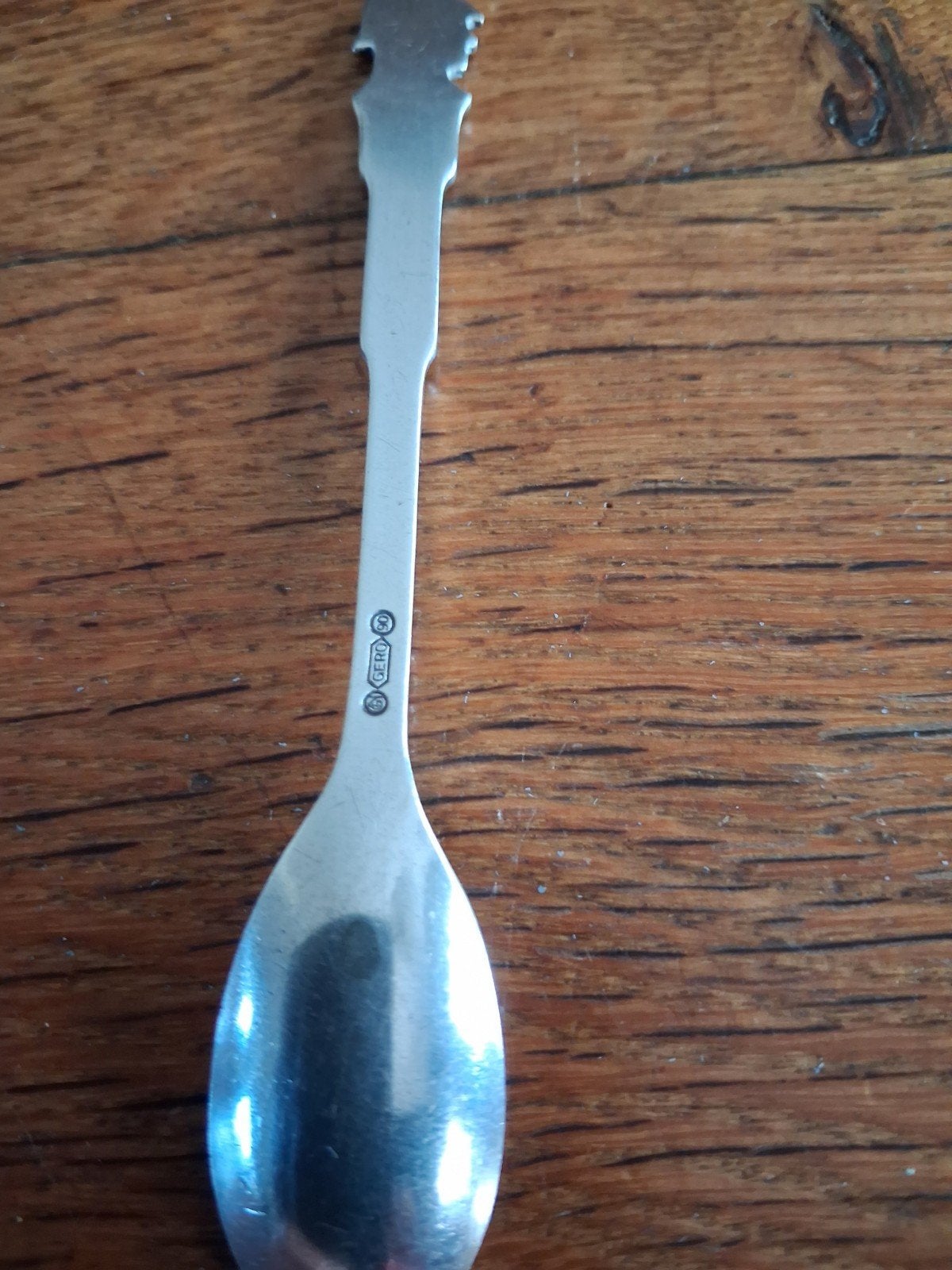 een zilver lepeltje. uit het leger., Antiek en Kunst, Ophalen of Verzenden