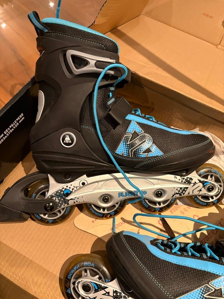 K2 Flight 80 Inline Skates - Maat 42.5, Ophalen, K2, Kinderen, Zo goed als nieuw