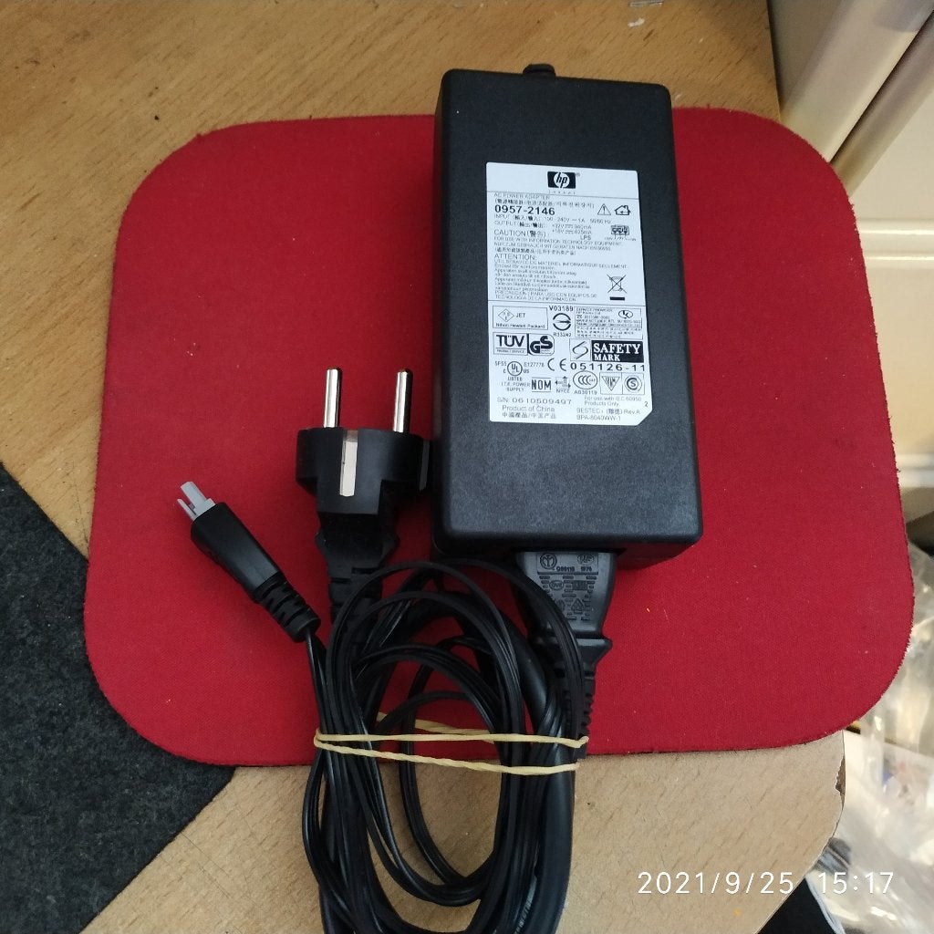 HP 0957-2084 AC Adapter 0957-2146, Ophalen of Verzenden, Zo goed als nieuw, Printerkabel, HP