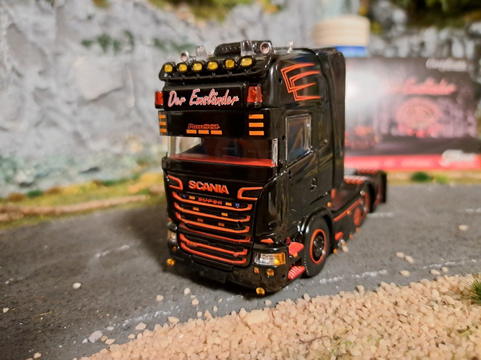 Tekno Scania Schulze, Hobby en Vrije tijd, Modelauto's | 1:50, Ophalen of Verzenden, Nieuw, Bus of Vrachtwagen, Tekno
