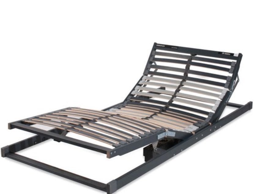 Elektrische lattenbodem 90x200cm met afstandsbediening, Ophalen, Verstelbaar, 90 cm, Eenpersoons