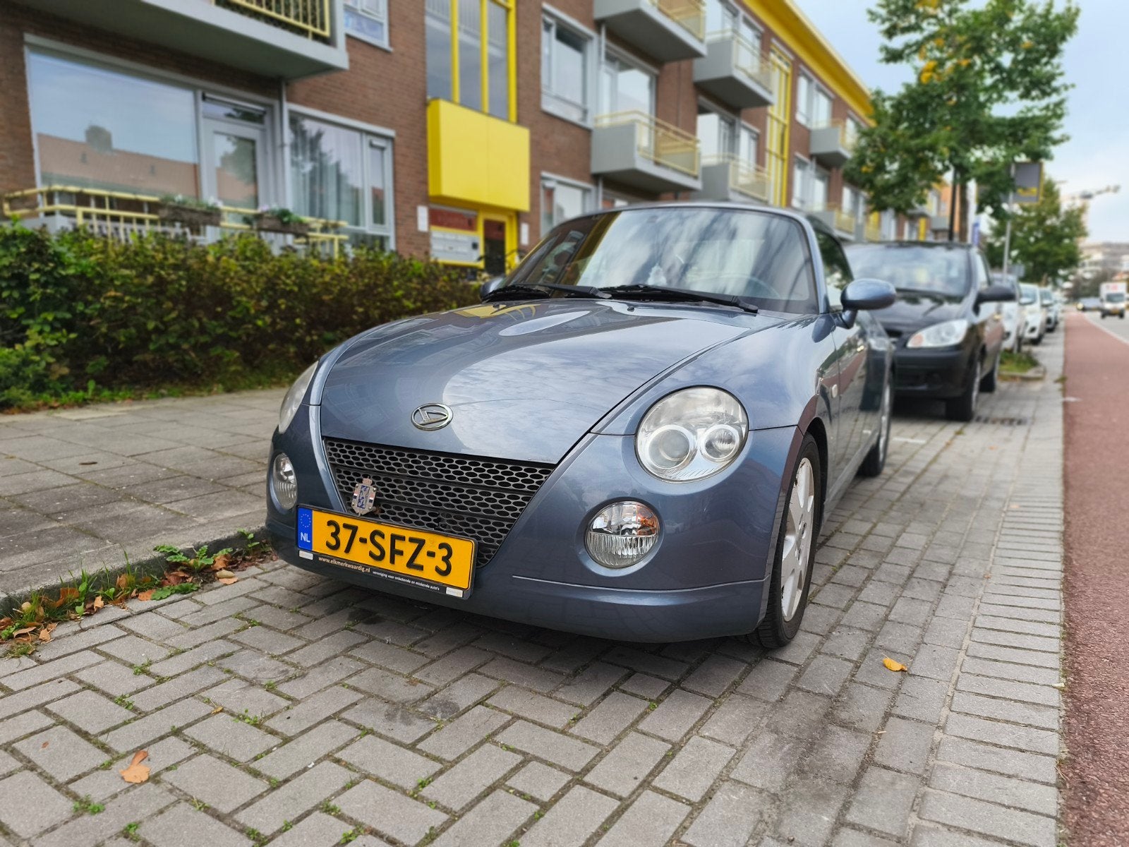 Daihatsu Copen 1.3 64KW 2006 Grijs, Auto's, Voorwielaandrijving, 4 cilinders, Cabriolet, Copen