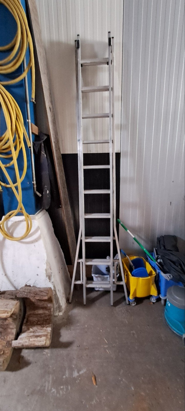 1x dirks ladder, Ophalen, Gebruikt, Ladder, 4 meter of meer