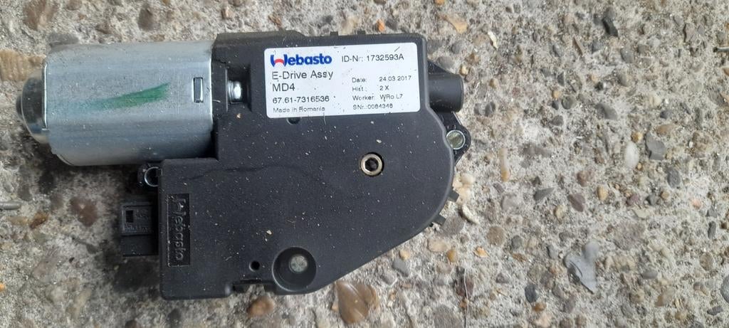 Webasto Dakraam Motor E-Drive Assy MD4 1732593A, Ophalen, Gebruikt, Universele onderdelen