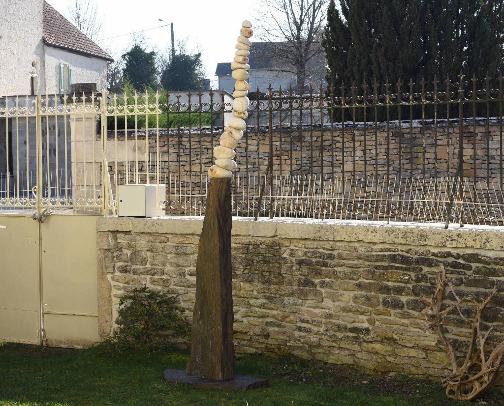Pebble and Slate Outdoor Garden Sculpture, Tuin en Terras, Buitenverlichting, Ophalen of Verzenden, Netvoeding, Minder dan 50 watt