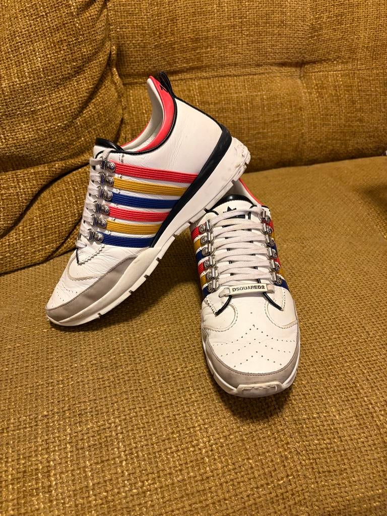 Dsquared2 Sneakers - Stijlvolle en Comfortabele Schoenen, Wit, Ophalen of Verzenden, Sneakers of Gympen, Gedragen