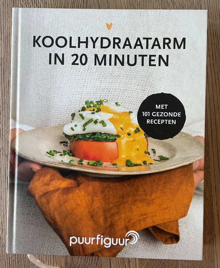 Puurfiguur boek Koolhydraatarm in 20 minuten, Dieet en Voeding, Ophalen of Verzenden, Zo goed als nieuw, Puurfiguur