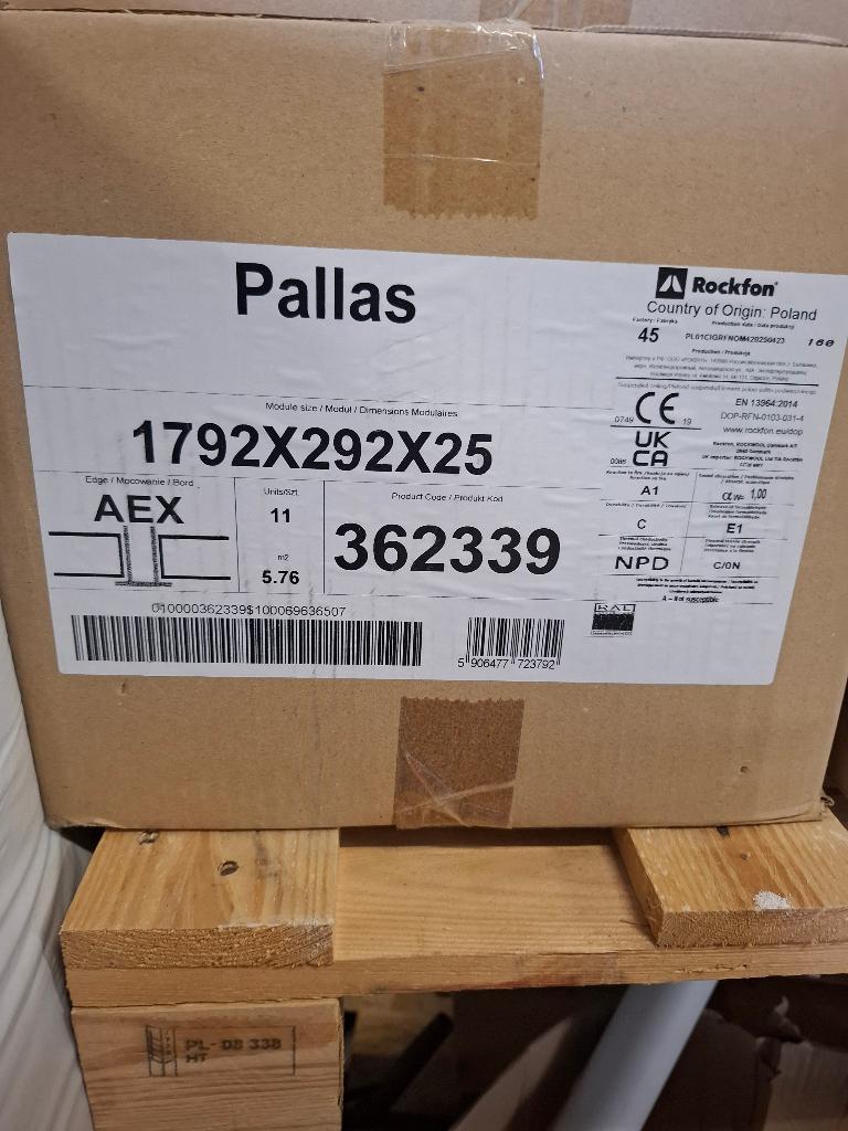 Systeemplafond platen, Ophalen, Nieuw, Overige materialen, 20 tot 50 mm