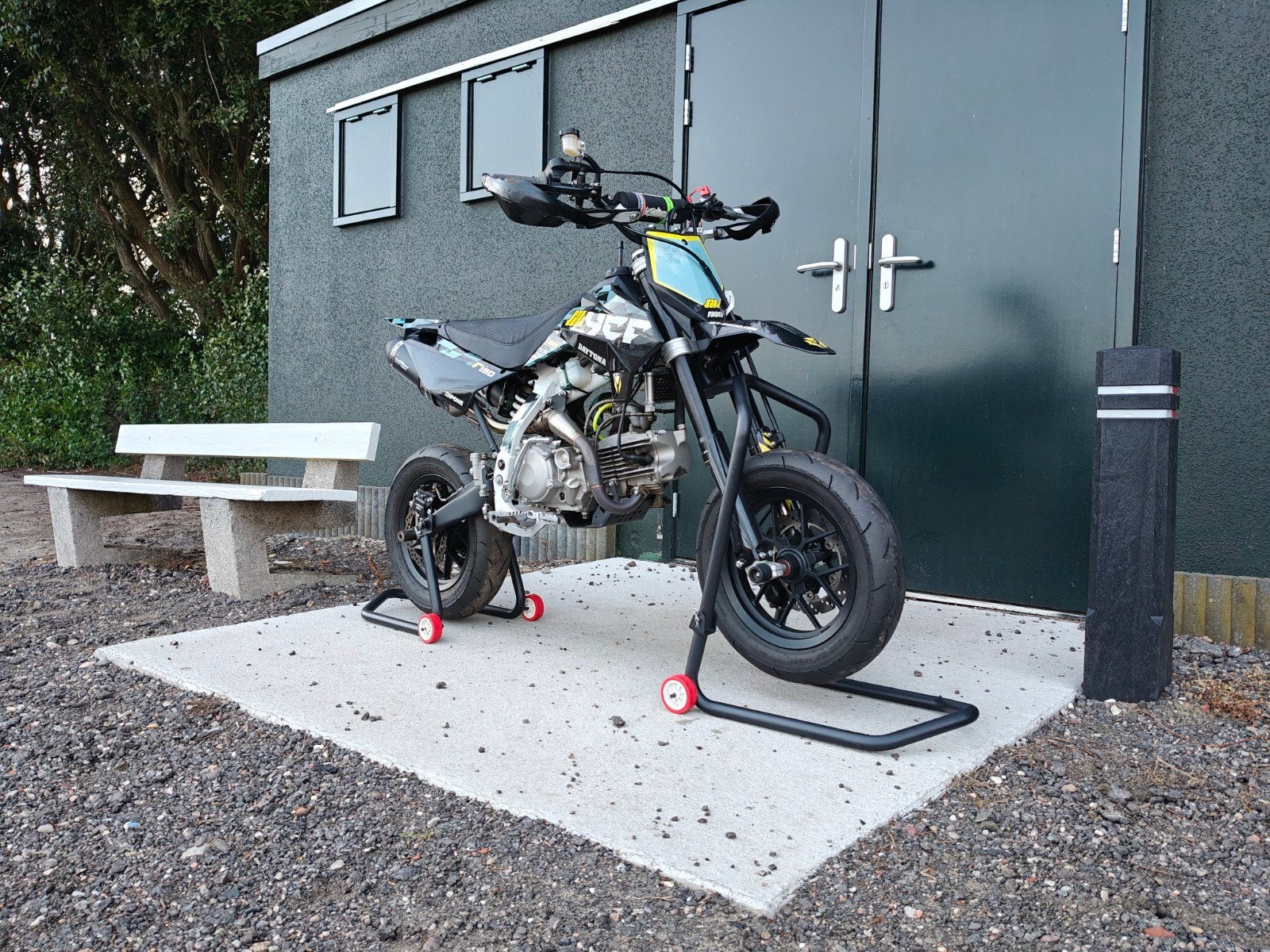 YCF SP3 190 DAYTONA, Fietsen en Brommers, Minibikes, Midibikes en Pitbikes, Zo goed als nieuw, Pitbike, Schijfrem, Ophalen