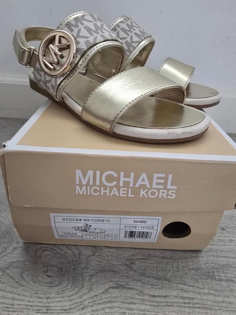 Michael Kors Sandalen Goud Maat 32, Gebruikt, Meisje, Michael Kors, Schoenen