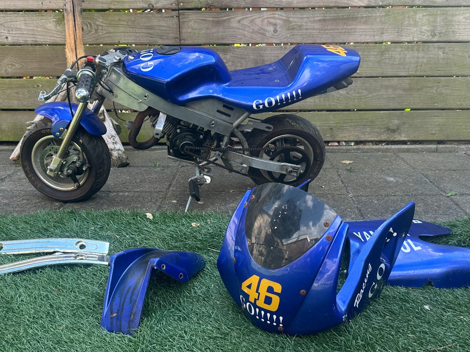 Minibike, Fietsen en Brommers, Minibikes, Midibikes en Pitbikes, Ophalen, Gebruikt, Overige typen