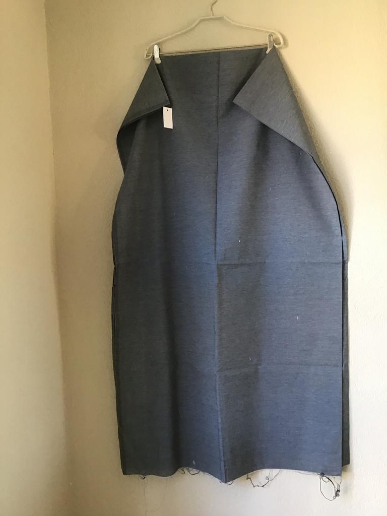 Nieuwe Stoflap grijs, 120 cm of meer, Ophalen of Verzenden, Katoen, Grijs