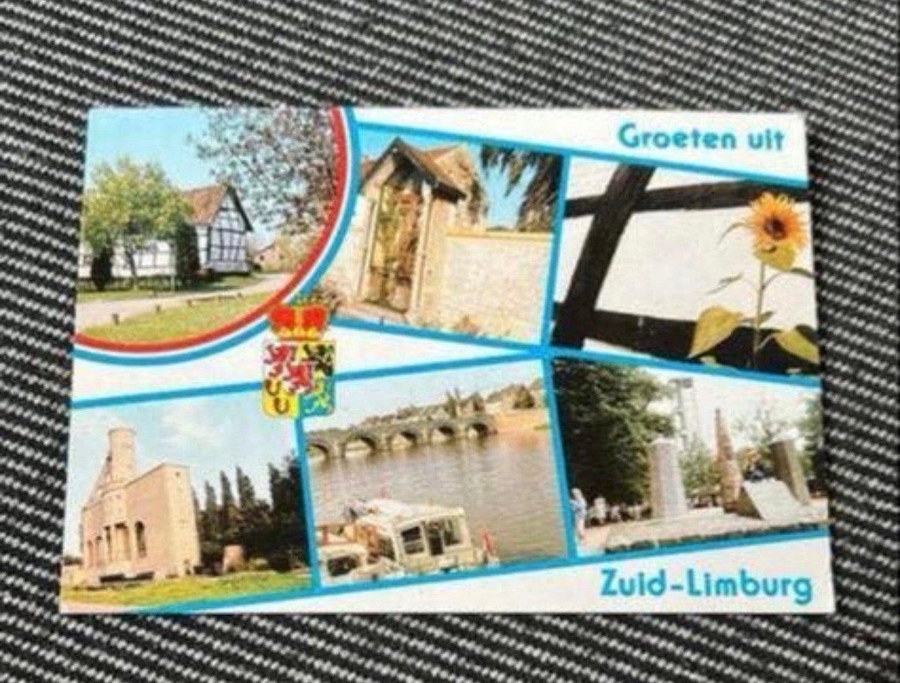 Ansichtkaart Zuid-Limburg 1993 - Ongelopen, Ophalen of Verzenden, 1980 tot heden, Ongelopen, Limburg