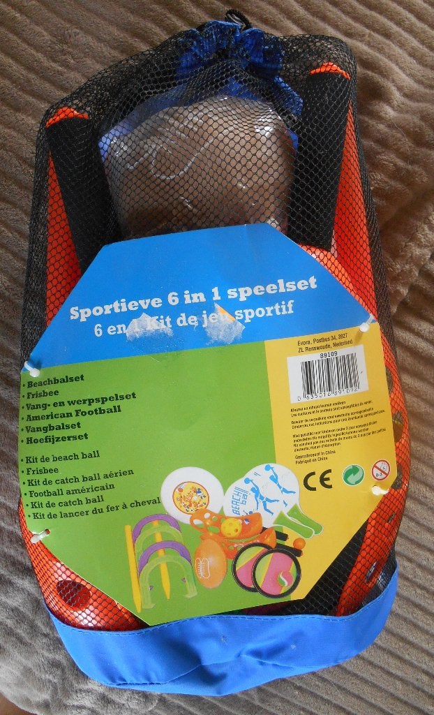 Sportieve 6 in 1 speelset - (NIEUW, nooit gebruikt), Ophalen, Nieuw