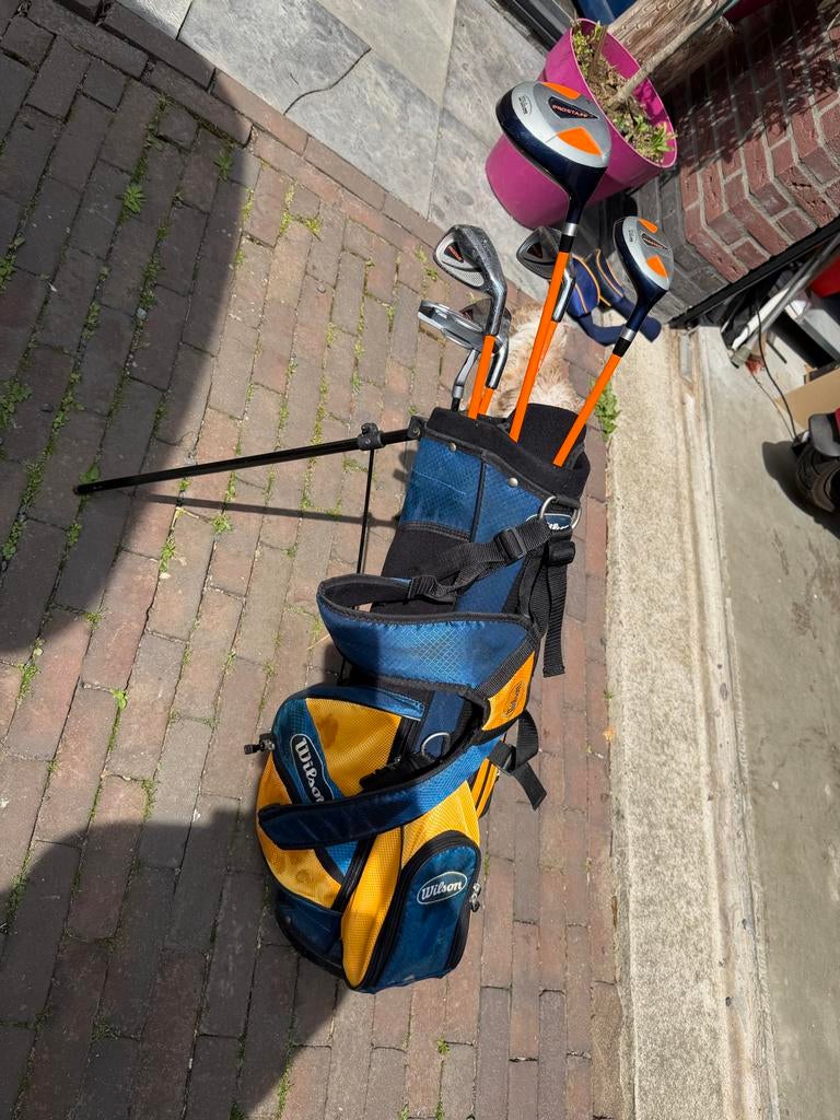 Wilson Junior Golfset 8-11 jaar met tas, Ophalen of Verzenden, Gebruikt, Set, Overige merken