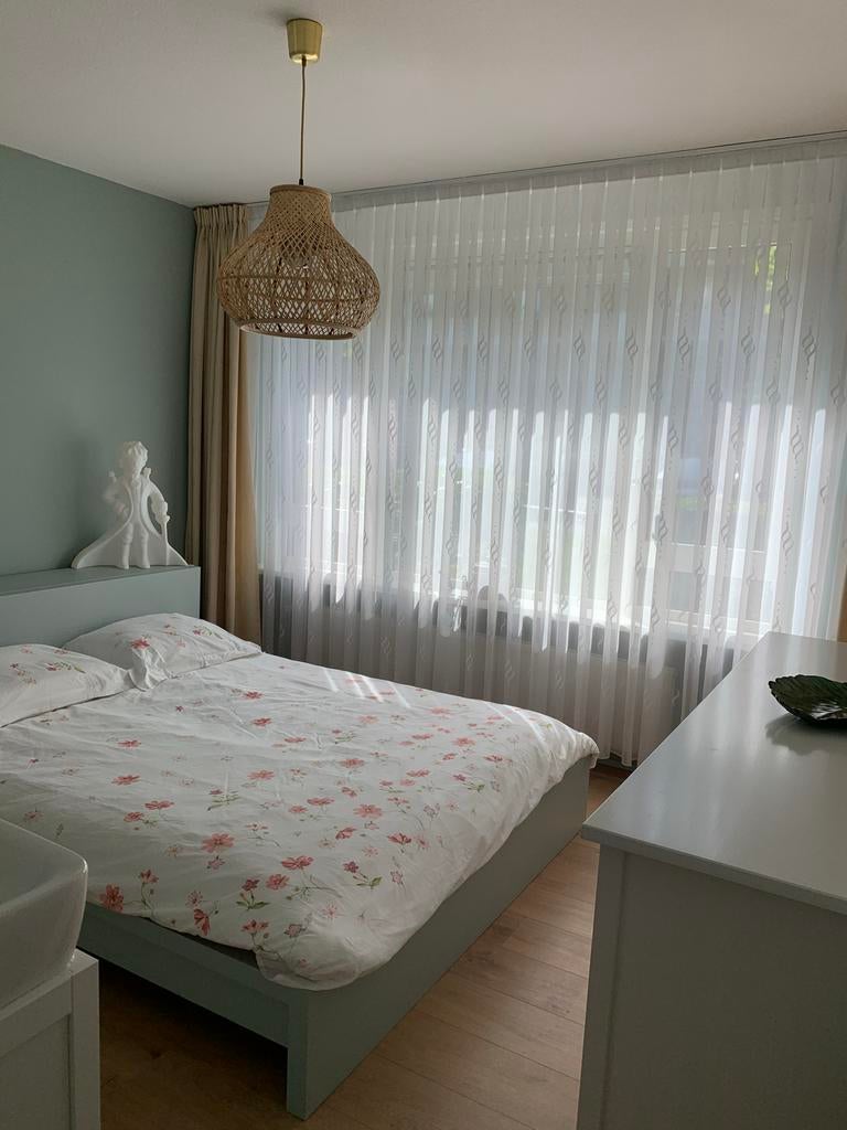 Ikea Tweepersoonsbed 160x200 cm, Gebruikt, Wit, Tweepersoons, Ophalen of Verzenden