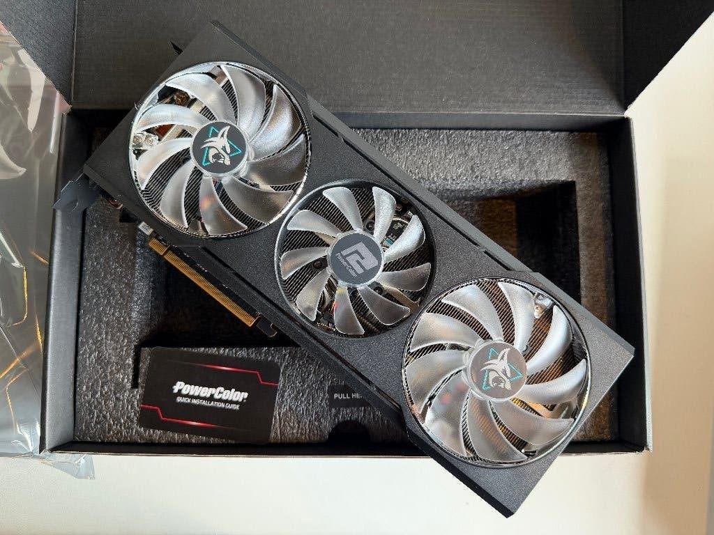 PowerColor AMD RX 6700 XT Hellhound Nieuw geleverd & Geseald, Ophalen of Verzenden, Zo goed als nieuw, GDDR6, PCI-Express 4