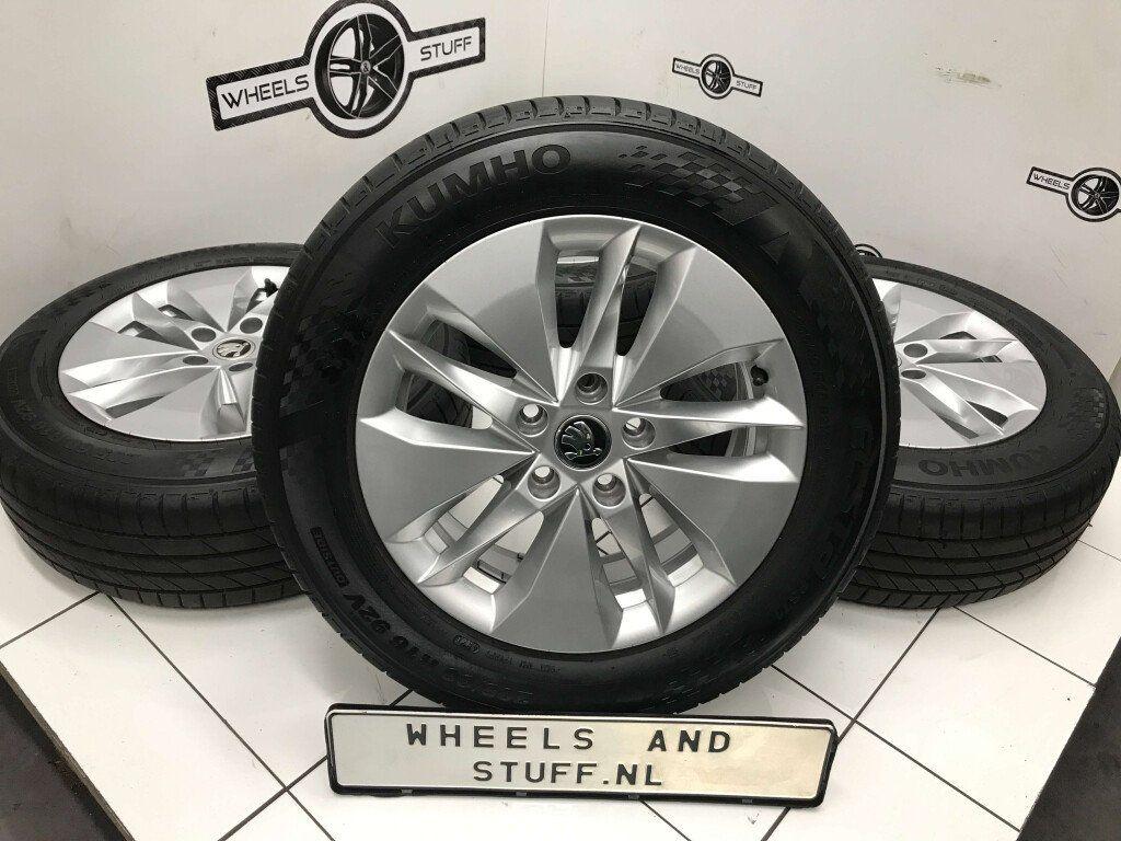 Skoda Octavia lichtmetaal velgen 16"inch 5x112, Ophalen, Nieuw, 16 inch, Banden en Velgen